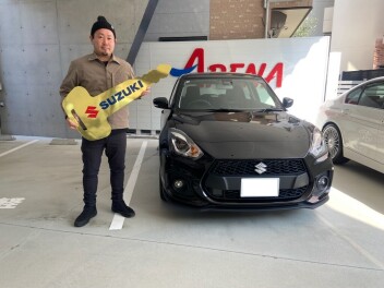 スイフトスポーツ　ご納車おめでとうございます